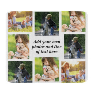 Planche À Découper Faites votre propre collage photo et texte