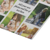 Planche À Découper Faites votre propre collage photo et texte (Coin)