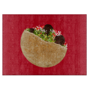 Planche À Découper Falafel Sandwich Cutting Board