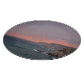Planche À Découper Falaises côtières dramatiques Coucher de soleil ro (Coin)