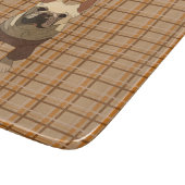 Planche À Découper Fall Plaid French Bulldog (Coin)
