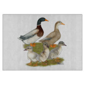 Planche À Découper Famille de canards de Saxe (Devant)
