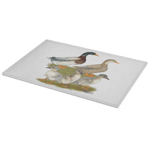 Planche À Découper Famille de canards de Saxe
