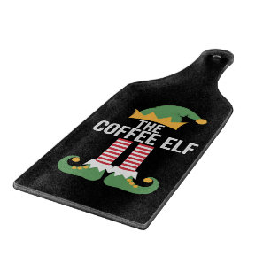 Planche À Découper Famille de lutins du café groupe assorti Noël