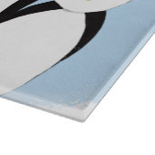 Planche À Découper Famille Pingouin mignonne (Coin)