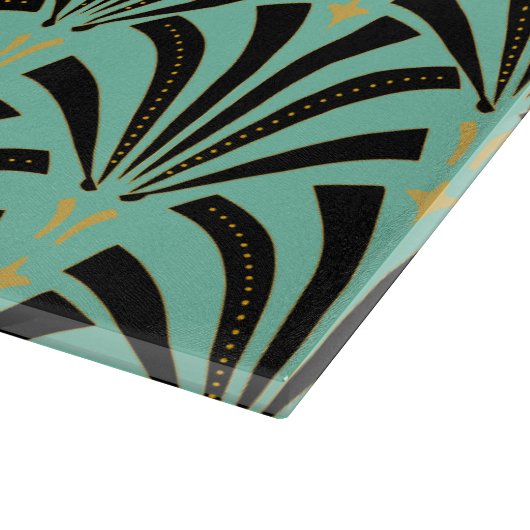 Planche À Découper Fans Art Déco personnalisés (Coin)