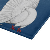 Planche À Découper Fantail Pigeon White (Coin)