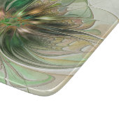 Planche À Découper Fantaisie Abstraite Moderne Fleur Fractale Colorée (Coin)