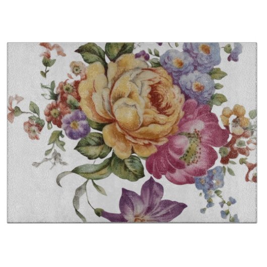 Planche À Découper Fantaisie Florale (Devant)