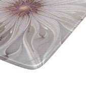 Planche À Découper Fantaisie florale, fleur pastel moderne abstraite (Coin)