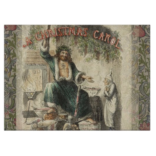 Planche À Découper Fantôme de Noël Présent Scrooge (Devant)