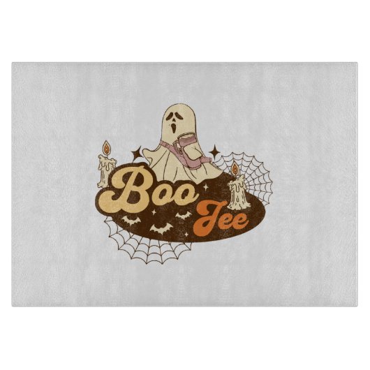 Planche À Découper Fantôme drôle d'Halloween Boo-Jee (Devant)