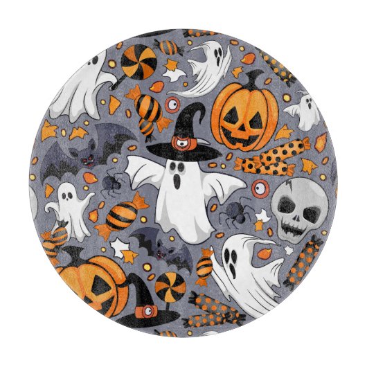 Planche À Découper Fantômes Monstres mignons Éffrayants et Déplaisant (Devant)