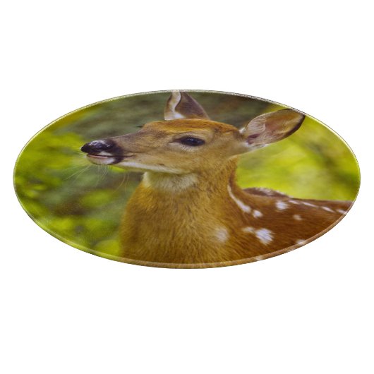 Planche À Découper Faon de cerf de Virginie en poisson à chair (Coin)