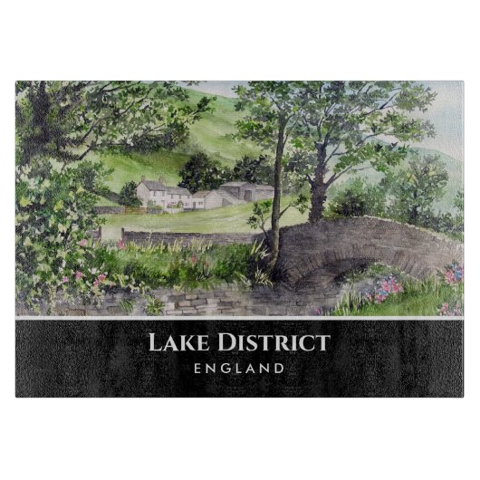 Planche À Découper Farmhouse near Thirlmere Lake District d'Angleterr (Devant)