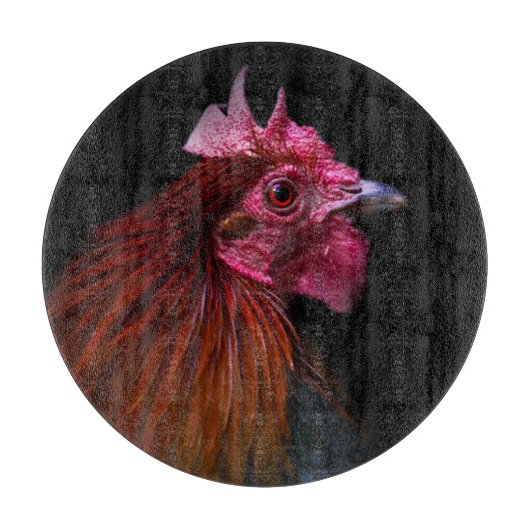 Planche À Découper Farms | Rooster Head Shot (Devant)