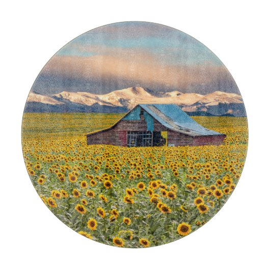 Planche À Découper Farms | Sunflower Field (Devant)