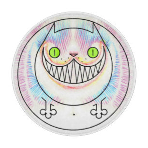 Planche À Découper Fat Chat Happy Chat Cheshire Cat Grin Panier