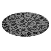 Planche À Découper Faux Black Lace Rose Fishnet Cutting Board (Coin)