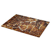 Planche À Découper Faux Hot Lava Texture (Coin)