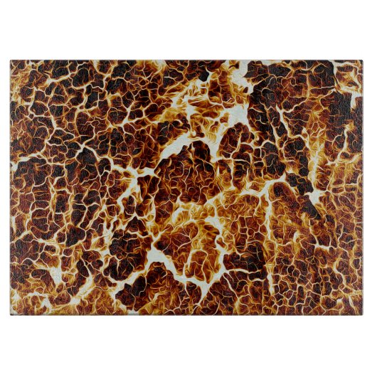 Planche À Découper Faux Hot Lava Texture (Devant)