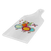 Planche À Découper Fée de jardin avec des fleurs (Coin)