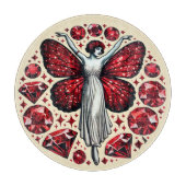 Planche À Découper Fée de la Saint Valentin Rouge (Devant)