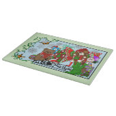 Planche À Découper Fée de Noël Jouets Verts Festifs (Coin)