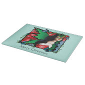 Planche À Découper Fée Solstice Rouge Vert Noël (Coin)