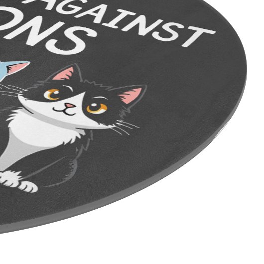 Planche À Découper Felines contre les criminels Trump Harris Election (Coin)