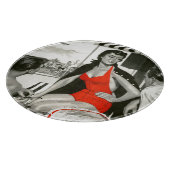 Planche À Découper Femme chaude rouge (Coin)