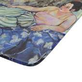 Planche À Découper Femme dans la chambre Bleue (par Suzanne Valadon) (Coin)