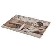 Planche À Découper Femme Vintage (Coin)