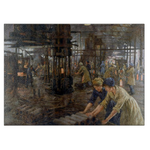 Planche À Découper Femmes travaillant dans une usine de munitions WW1