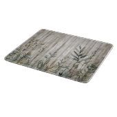 Planche À Découper Ferme de feuillage botanique Bois de grange (Coin)