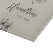 Planche À Découper Ferme Floral Année de fondation (Coin)