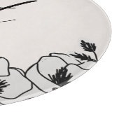 Planche À Découper Ferme Magnolia Fleur sur mesure Année de création (Coin)