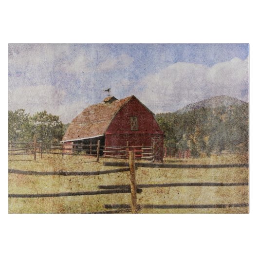 Planche À Découper Ferme rustique de campagne de l'Ouest Primitive Gr (Devant)