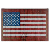 Planche À Découper Fermes | American Flag Barn Mural (Devant)