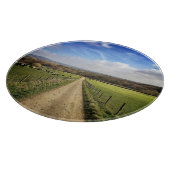 Planche À Découper Fermes | Français Camptryside Dirt Road (Coin)