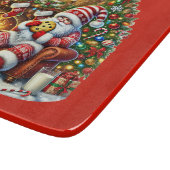 Planche À Découper Festif cookie de Noël gnome (Coin)