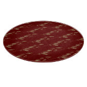 PLANCHE À DÉCOUPER FESTIVE NOËL RED GOLD TRAY CUTBOARD (Coin)