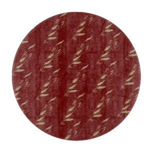 PLANCHE À DÉCOUPER FESTIVE NOËL RED GOLD TRAY CUTBOARD