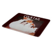 PLANCHE À DÉCOUPER FÊTE DE COCKTAIL FLASCON DE BIÈRE POLAIRE (Coin)