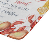 Planche À Découper Fête de Fiançailles Friture de Écrevisses en Famil (Coin)