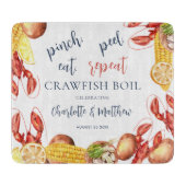 Planche À Découper Fête de Fiançailles Friture de Écrevisses en Famil (Devant)