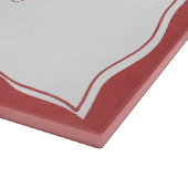 Planche À Découper Fête de mariage thème vin pizza italienne dessinée (Coin)