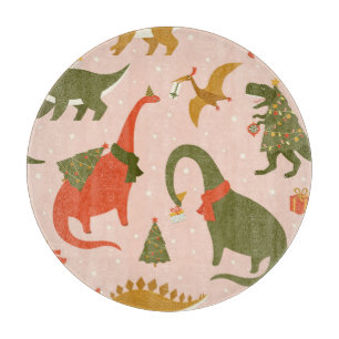 Planche À Découper Fête de Noël Dino : Tree Rex