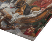 Planche À Découper Fête de Noël du chien beagle (Coin)