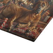 Planche À Découper Fête de Noël du chien de Rhodesian Ridgeback (Coin)